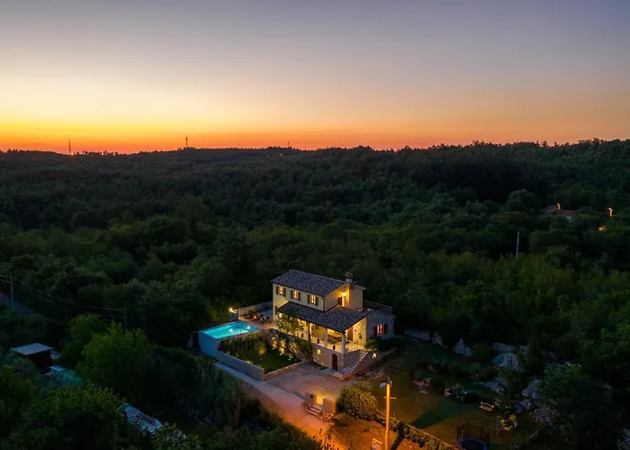 Villa Gogli With Private Pool In Rabac Labin Nedeščina